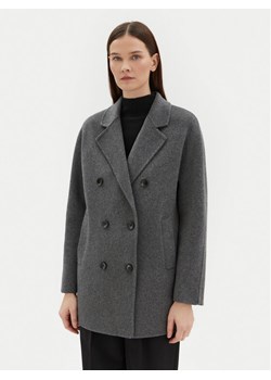 Motivi Płaszcz wełniany 0065W000087N Szary Regular Fit ze sklepu MODIVO w kategorii Płaszcze damskie - zdjęcie 181043721
