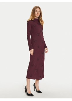 PINKO Sukienka wieczorowa 104335 A289 Bordowy Regular Fit ze sklepu MODIVO w kategorii Sukienki - zdjęcie 181043722
