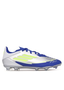 adidas Buty do piłki nożnej F50 League Messi Firm/Multi-Ground IH0924 Szary ze sklepu MODIVO w kategorii Buty sportowe dziecięce - zdjęcie 181043853