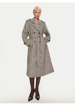 Karen by Simonsen Płaszcz zimowy Ritt 10105110 Szary Regular Fit ze sklepu MODIVO w kategorii Płaszcze damskie - zdjęcie 181043881