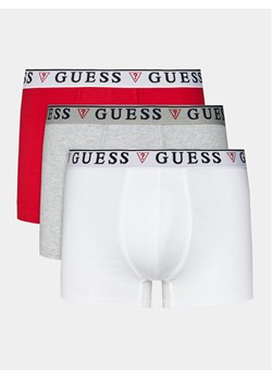 Guess Komplet 3 par bokserek U97G01 KCD31 Czerwony ze sklepu MODIVO w kategorii Majtki męskie - zdjęcie 181043904