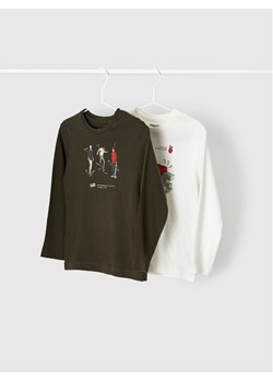 Mayoral Komplet 2 bluzek 4020 Kolorowy Regular Fit ze sklepu MODIVO w kategorii T-shirty chłopięce - zdjęcie 181043930