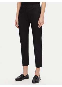 Weekend Max Mara Chinosy Cecco 2515131042 Czarny Slim Fit ze sklepu MODIVO w kategorii Spodnie damskie - zdjęcie 181043951