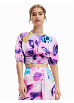 Desigual Bluzka MONSIEUR CHRISTIAN LACROIX Rina 23SWBW15 Fioletowy Regular Fit ze sklepu MODIVO w kategorii Bluzki damskie - zdjęcie 181044023