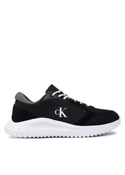Calvin Klein Jeans Sneakersy Eva Runner Low Mg Wmm YM0YM01145 Czarny ze sklepu MODIVO w kategorii Buty sportowe męskie - zdjęcie 181044030