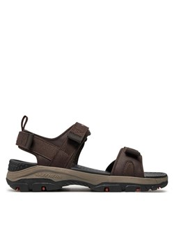 Skechers Sandały Tresmen-Ryer 205112/CHOC Brązowy ze sklepu MODIVO w kategorii Sandały męskie - zdjęcie 181044213