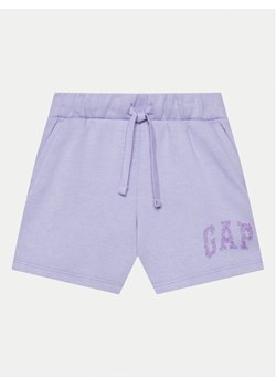 Gap Szorty sportowe 719777-04 Fioletowy Regular Fit ze sklepu MODIVO w kategorii Spodenki dziewczęce - zdjęcie 181044230