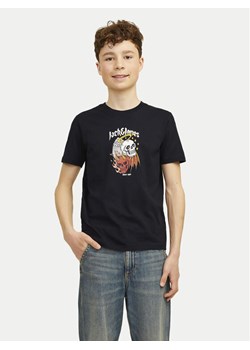 Jack&Jones Junior T-Shirt Seven Skull 12263213 Czarny Standard Fit - id: 0000304396168 - marki Jack & Jones Junior - 181044282 Jack&Jones Junior T-Shirt Seven Skull 12263213 Czarny Standard Fit ze sklepu MODIVO w kategorii T-shirty chłopięce - zdjęcie 181044282
