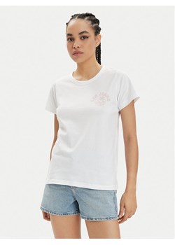 Lee T-Shirt 112350224 Biały Slim Fit ze sklepu MODIVO w kategorii Bluzki damskie - zdjęcie 181044363