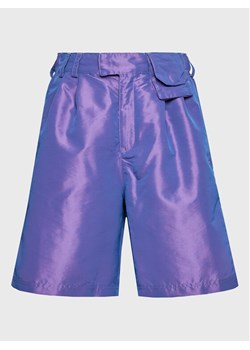 Reebok Szorty materiałowe NAO SERATI HN9115 Fioletowy Relaxed Fit ze sklepu MODIVO w kategorii Szorty - zdjęcie 181044480