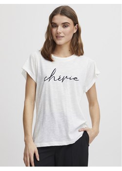 Fransa T-Shirt 20612027 Biały Regular Fit ze sklepu MODIVO w kategorii Bluzki damskie - zdjęcie 181044531
