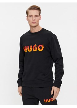 Hugo Bluza Ditmo 50504813 Czarny Regular Fit ze sklepu MODIVO w kategorii Bluzy męskie - zdjęcie 181044671