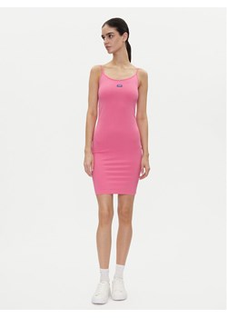 HUGO Sukienka codzienna Narya 50538896 Różowy Slim Fit ze sklepu MODIVO w kategorii Sukienki - zdjęcie 181044712