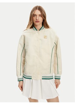 Fila Kurtka bomber Leme FAW0999 Écru Oversize ze sklepu MODIVO w kategorii Kurtki damskie - zdjęcie 181044783