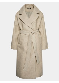 Gina Tricot Płaszcz przejściowy 20609 Beżowy Regular Fit ze sklepu MODIVO w kategorii Płaszcze damskie - zdjęcie 181044883