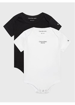 Calvin Klein Jeans Komplet 2 par body dziecięcych IN0IN00015 Kolorowy Regular Fit ze sklepu MODIVO w kategorii Body niemowlęce - zdjęcie 181044973