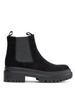 Pollini Sztyblety SA21204G0HTI0000 Czarny ze sklepu MODIVO w kategorii Botki - zdjęcie 181045064