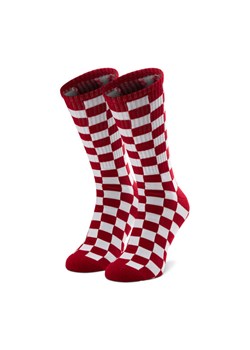 Vans Skarpety Wysokie Męskie Checkerboard Crew VN0A3H3ORLM1 Czerwony ze sklepu MODIVO w kategorii Skarpetki męskie - zdjęcie 181045080