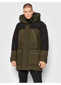 Woolrich Kurtka puchowa Teton CFWOOU0524MRUT1723 Zielony Regular Fit ze sklepu MODIVO w kategorii Kurtki męskie - zdjęcie 181045101