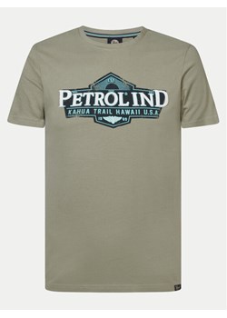 Petrol Industries T-Shirt M-1040-TSR602 Zielony Regular Fit ze sklepu MODIVO w kategorii T-shirty męskie - zdjęcie 181045120