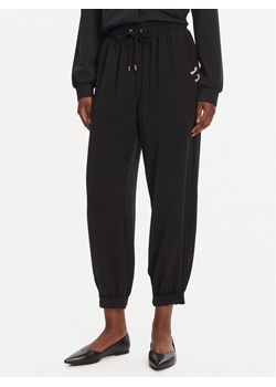 Liu Jo Sport Spodnie materiałowe TA5138 TS923 Czarny Regular Fit ze sklepu MODIVO w kategorii Spodnie damskie - zdjęcie 181045141