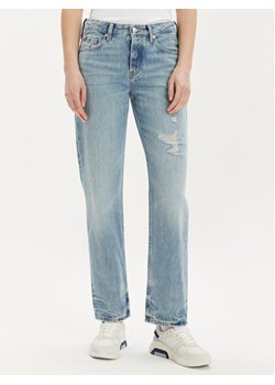 Tommy Hilfiger Jeansy Classic WW0WW41307 Niebieski Straight Fit ze sklepu MODIVO w kategorii Jeansy damskie - zdjęcie 181045213