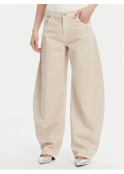 ViCOLO Jeansy DD5146 Beżowy Wide Leg ze sklepu MODIVO w kategorii Jeansy damskie - zdjęcie 181045301