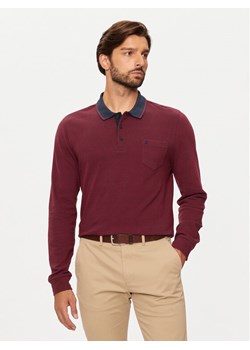 Pierre Cardin Polo C5 30534.3048 Bordowy Regular Fit ze sklepu MODIVO w kategorii T-shirty męskie - zdjęcie 181045302