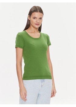 United Colors Of Benetton T-Shirt 1091D1M10 Zielony Regular Fit ze sklepu MODIVO w kategorii Bluzki damskie - zdjęcie 181045362
