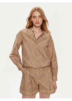 TWINSET Koszula 241TP2730 Beżowy Straight Fit ze sklepu MODIVO w kategorii Koszule damskie - zdjęcie 181045364