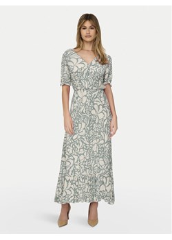 ONLY Sukienka letnia 15270519 Beżowy Regular Fit ze sklepu MODIVO w kategorii Sukienki - zdjęcie 181045463