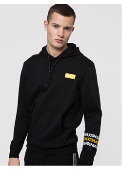 Hugo Bluza Dozzi 50448840 Czarny Regular Fit ze sklepu MODIVO w kategorii Bluzy męskie - zdjęcie 181045532