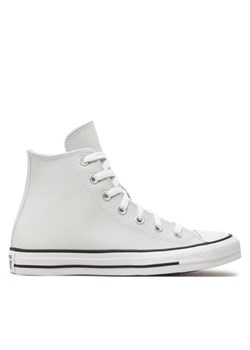 Converse Trampki Chuck Taylor All Star Faux Leather A08640C Szary ze sklepu MODIVO w kategorii Trampki męskie - zdjęcie 181045533