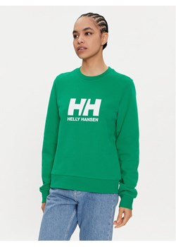 Helly Hansen Bluza Logo 2.0 34462 Zielony Regular Fit ze sklepu MODIVO w kategorii Bluzy damskie - zdjęcie 181045551