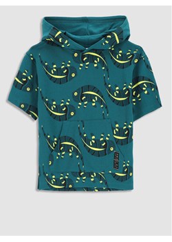 Coccodrillo Bluza WC3132301JBK Turkusowy Regular Fit ze sklepu MODIVO w kategorii Bluzy chłopięce - zdjęcie 181045774