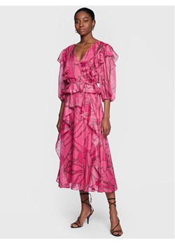 Ted Baker Sukienka koktajlowa Victoir 266152 Różowy Regular Fit ze sklepu MODIVO w kategorii Sukienki - zdjęcie 181045811