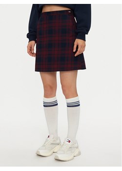 Tommy Jeans Spódnica mini DW0DW18889 Bordowy Regular Fit ze sklepu MODIVO w kategorii Spódnice - zdjęcie 181045850