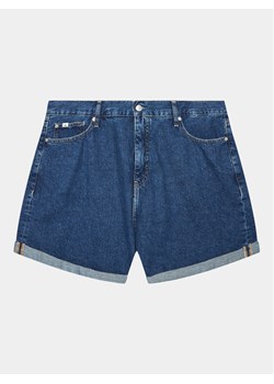 Calvin Klein Jeans Szorty jeansowe J20J221008 Niebieski Regular Fit ze sklepu MODIVO w kategorii Szorty - zdjęcie 181045861