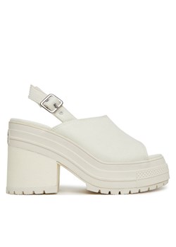 Converse Sandały Chuck 70 De Luxe Heel Sandal Platform A13796C Écru ze sklepu MODIVO w kategorii Sandały damskie - zdjęcie 181046074