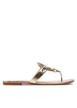 Tory Burch Japonki 153708 Złoty ze sklepu MODIVO w kategorii Klapki damskie - zdjęcie 181046142
