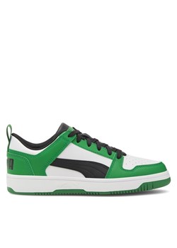 Puma Sneakersy REBOUND LAYUP LO SL JR 370490 24 Zielony ze sklepu MODIVO w kategorii Buty sportowe dziecięce - zdjęcie 181046201