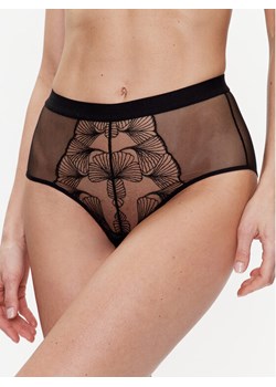Undress Code Figi klasyczne z wysokim stanem Adore Czarny ze sklepu MODIVO w kategorii Majtki damskie - zdjęcie 181046251