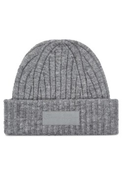 Tommy Hilfiger Czapka Twist AW0AW15325 Szary ze sklepu MODIVO w kategorii Czapki zimowe damskie - zdjęcie 181046431