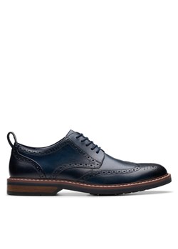 Clarks Półbuty Aldwin Limit 26178471 Granatowy ze sklepu MODIVO w kategorii Buty eleganckie męskie - zdjęcie 181046471