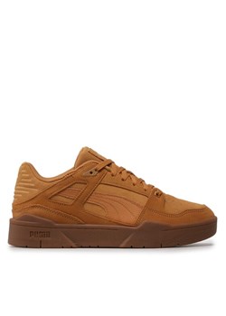 Puma Sneakersy Slipstream Suede 387547 02 Brązowy ze sklepu MODIVO w kategorii Buty sportowe męskie - zdjęcie 181046481