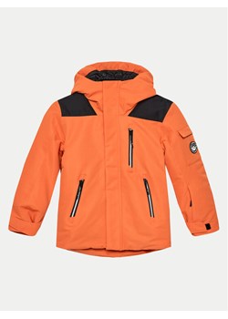 4F Kurtka snowboardowa 4FJWAW24TTJAM538 Pomarańczowy Regular Fit ze sklepu MODIVO w kategorii Kurtki dziewczęce - zdjęcie 181046492