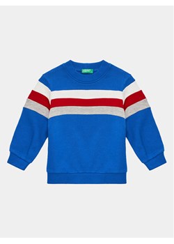 United Colors Of Benetton Bluza 3J68G10AQ Niebieski Regular Fit ze sklepu MODIVO w kategorii Bluzy i swetry - zdjęcie 181046502