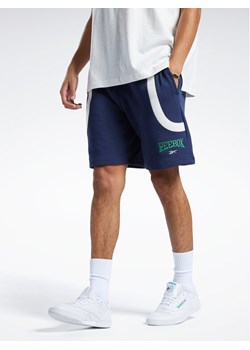 Reebok Szorty sportowe Classics Varsity Shorts HS9180 Niebieski ze sklepu MODIVO w kategorii Spodenki męskie - zdjęcie 181046511