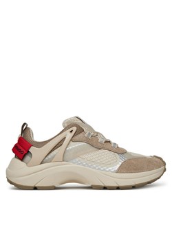 HUGO Sneakersy GO2 50536259 Beżowy ze sklepu MODIVO w kategorii Buty sportowe męskie - zdjęcie 181046620
