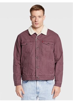 Levi's® Kurtka jeansowa Type III Sherpa Trucker 16365-0185 Fioletowy Regular Fit ze sklepu MODIVO w kategorii Kurtki męskie - zdjęcie 181046622